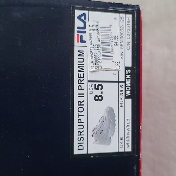 Fila disruptors. - Picture 2 of 3